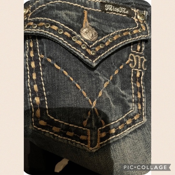 NWT Miss Me Jeans Signature Rise Boot Dark
Embellished Sz 26 - Picture 9 of 12